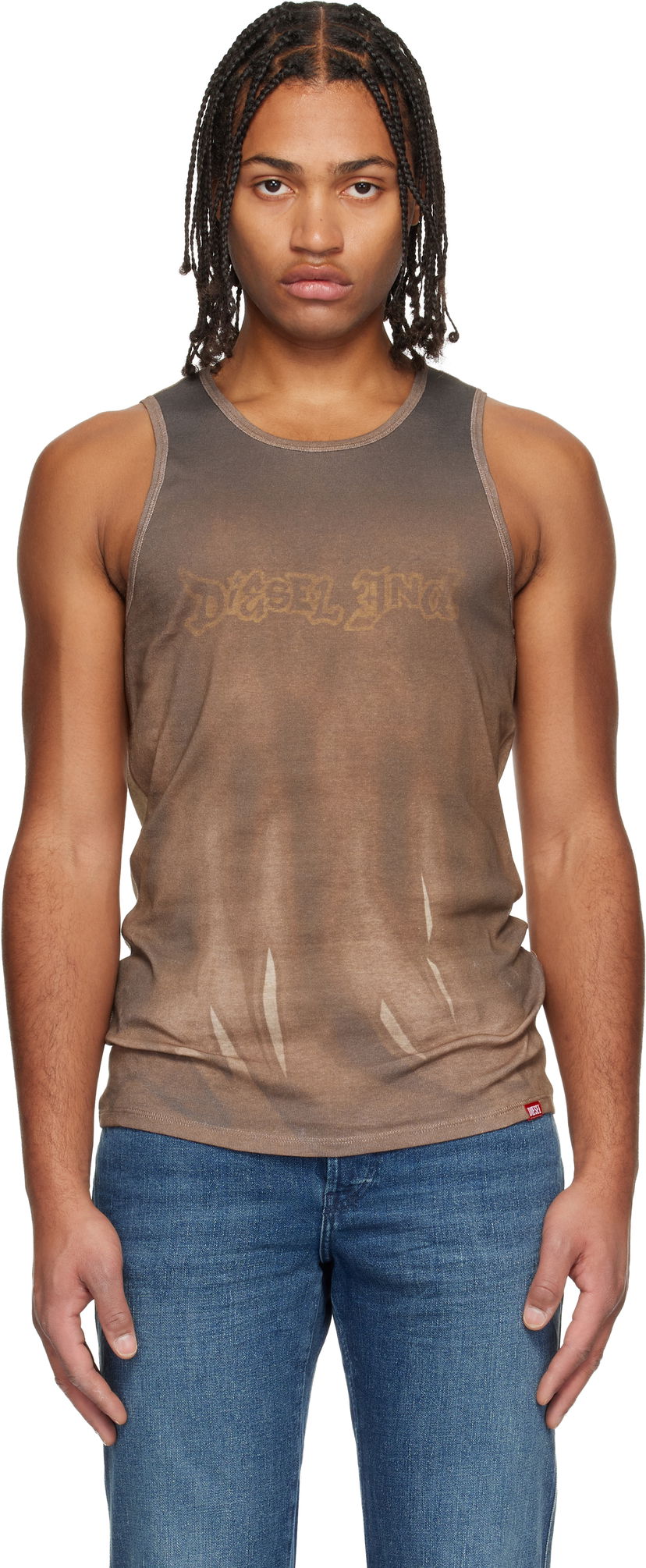 Tanktop Diesel T-Lifty-Show Tank Top Brun | A21618-0WICL-7EUA