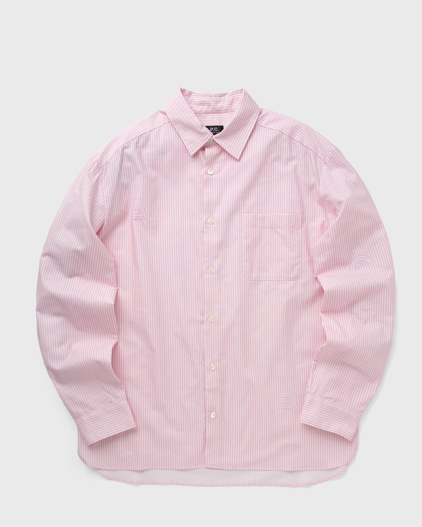 Skjorte A.P.C. Chemise Shirt Lyserød | COGXW-H12532-FAA