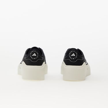 Sneakers og sko adidas Performance Stella McCartney x Court Cotton Core Black/ Core Black/ Off White Sort | HP5702, 3