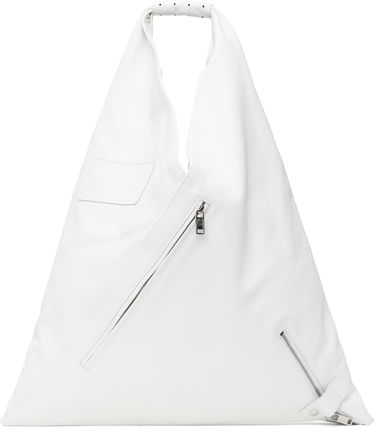 Håndtaske Maison Margiela MM6 Maison Margiela Classic Medium Triangle Tote Bag Hvid | S54WD0039 P8429, 0