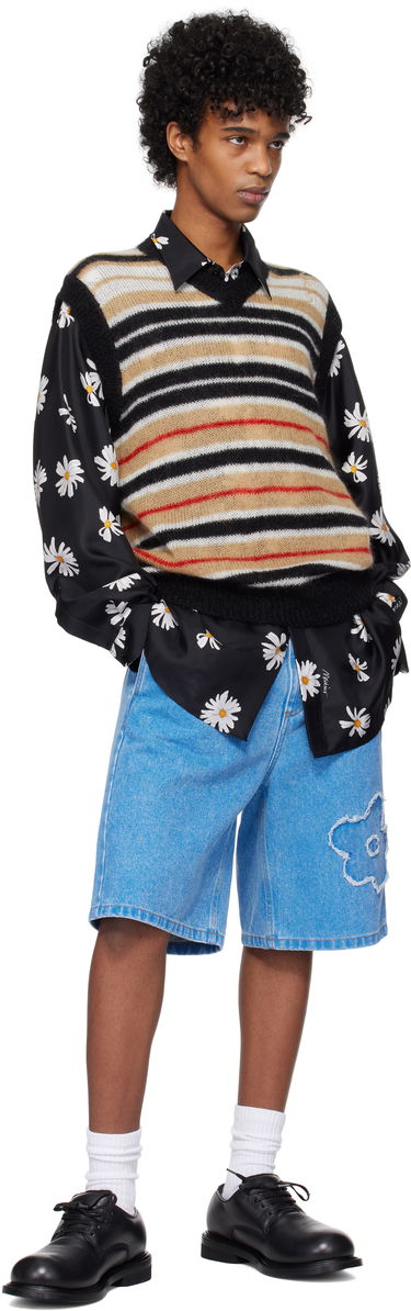 Shorts Marni Marni Patch Denim Shorts Blå | PUJU0070Q2 USCX34, 3