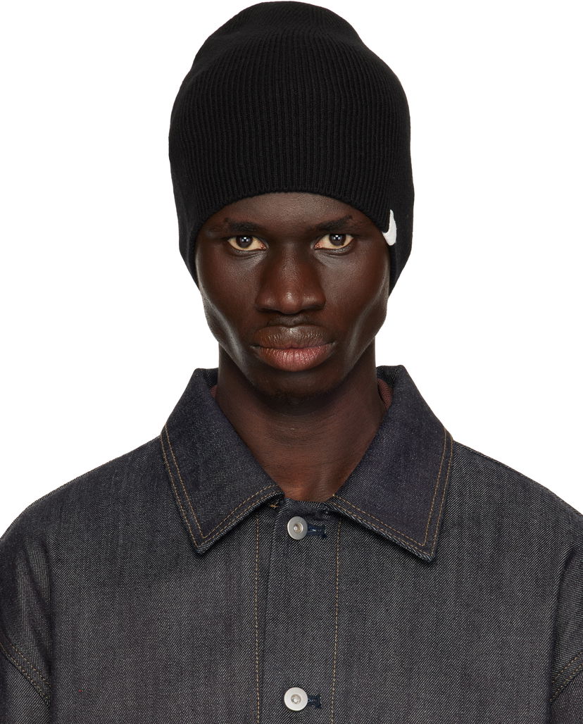Beanie Jil Sander Jil Sander Rib-Knit Beanie Sort | J47ZZ0130_J14773