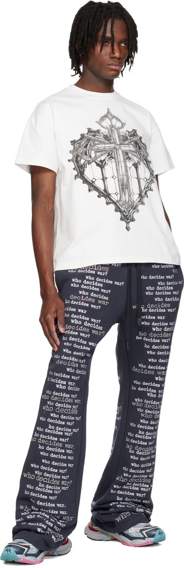 T-shirt Who Decides War Who Decides War Sacred Heart Graphic Short Sleeve T-Shirt Hvid | 1110480001SS25, 3