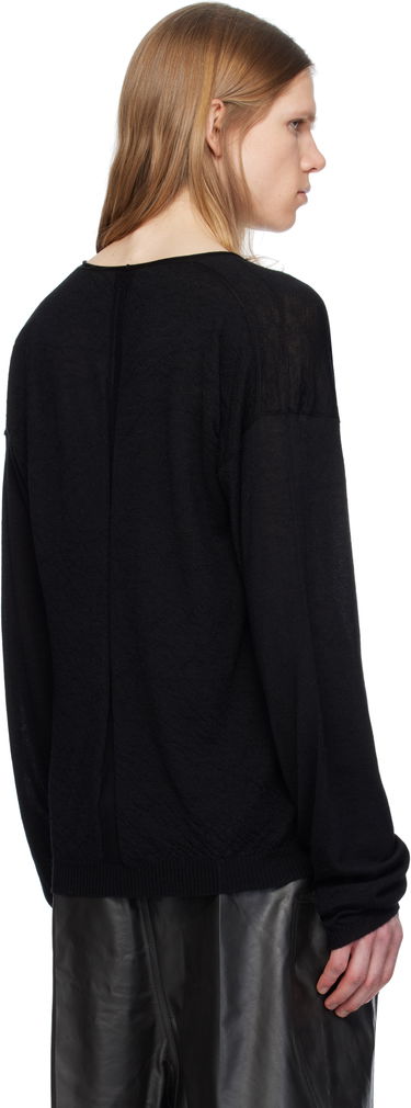 Sweater Rick Owens Rick Owens Hollywood V-Neck Sweater Sort | RU01E5621 WS, 2