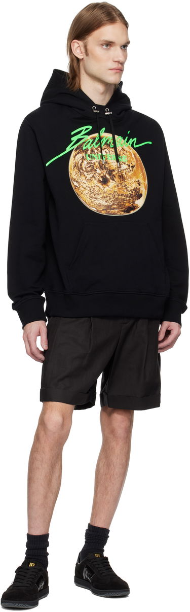 Shorts Balmain Balmain Pleated Bermuda Shorts Sort | EH0PB007VE90, 3
