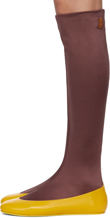 Tøj KIKO KOSTADINOV Kiko Kostadinov Proxima Long Ballerina Flats Brun | KKWSS25FT04-167, 2