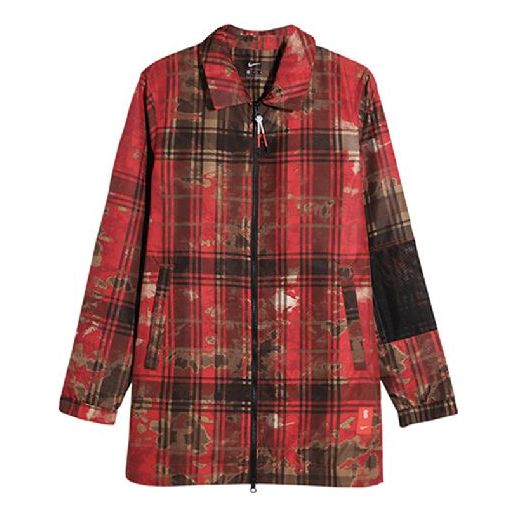 Vindjakke Nike Kyrie Irving Print Casual Long Sleeve Jacket Rød | CK6752-673