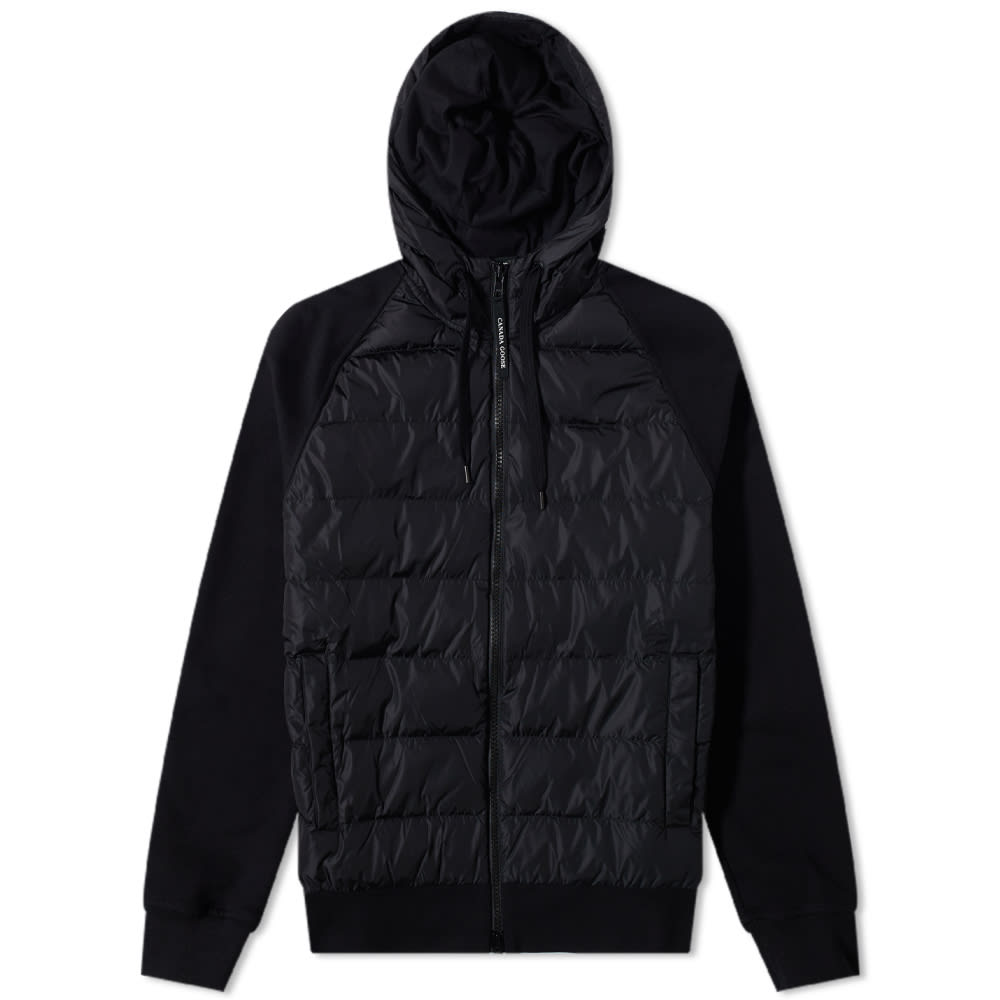 Sweater Canada Goose Hybridge Huron Hoody Black Sort | 6843M-61, 0