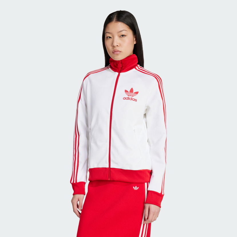 Træningsdragt adidas Performance Beckenbauer Track Jacket Hvid | JX7849