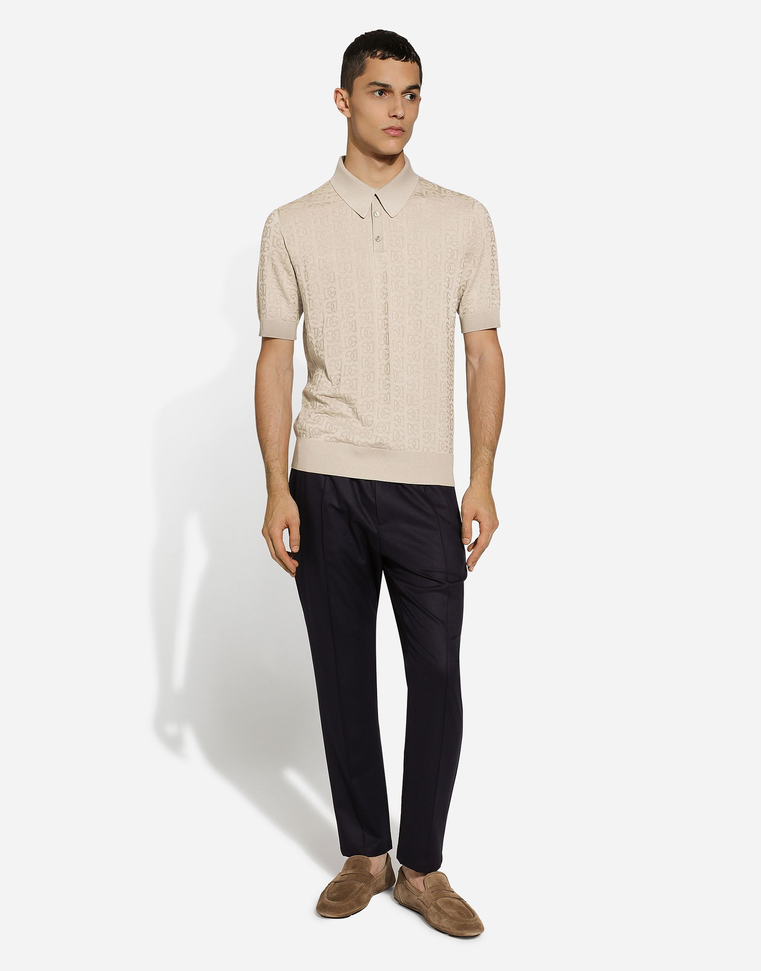 Joggingbukser Dolce & Gabbana Dolce & Gabbana Wool Jogging Pants Sort | GYACETGI550B0665, 1