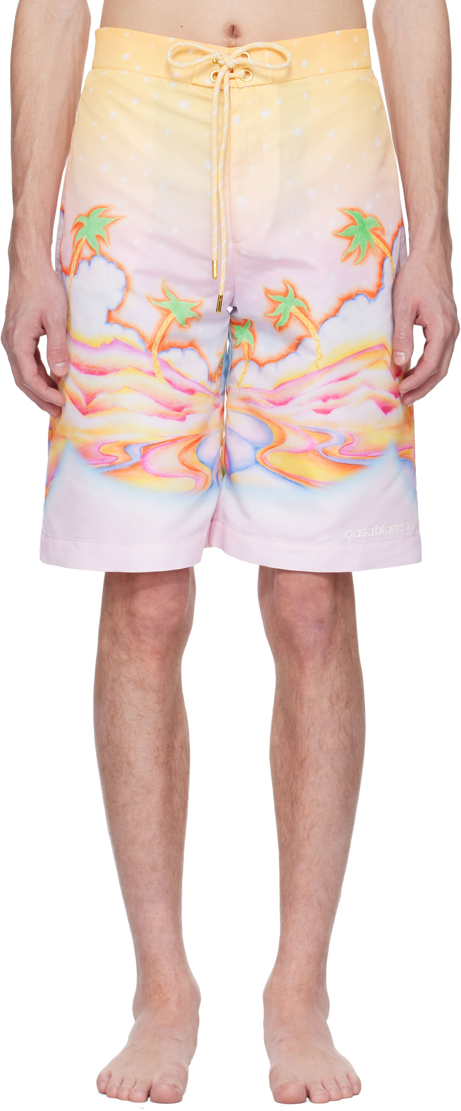 Badetøj Casablanca Casablanca Psychedelic Nirvana Swim Shorts Flerfarvet | MS25-SWM-049-01, 0