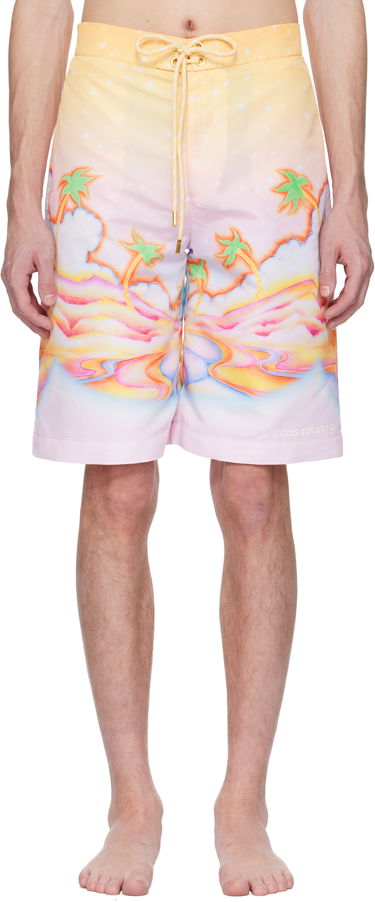 Badetøj Casablanca Casablanca Psychedelic Nirvana Swim Shorts Flerfarvet | MS25-SWM-049-01, 0