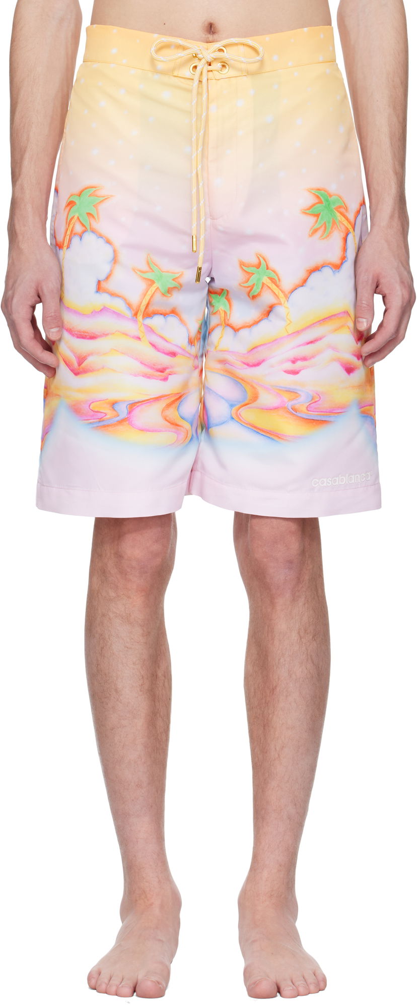 Badetøj Casablanca Casablanca Psychedelic Nirvana Swim Shorts Flerfarvet | MS25-SWM-049-01