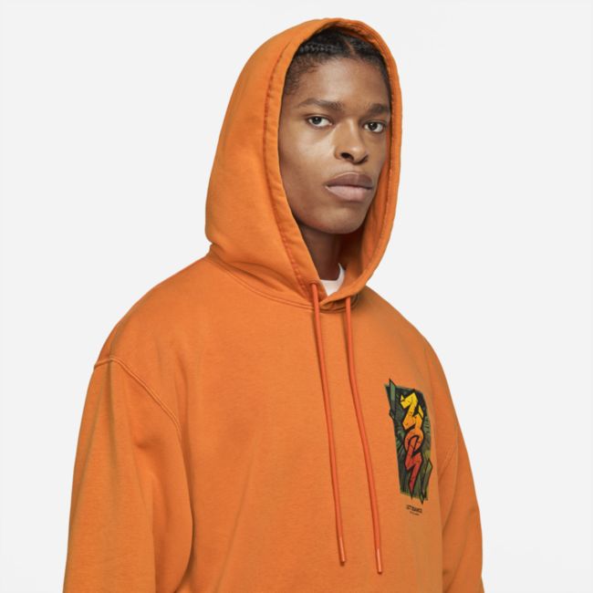Sweatshirt Nike Dri-FIT Zion Performance Hoodie Orange | DH0598-893, 0
