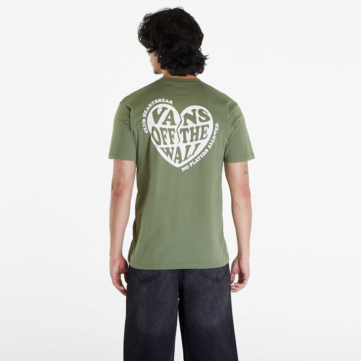 T-shirt Vans No Players SS Tee Olivine Grøn | VN000G5GAMB1, 1