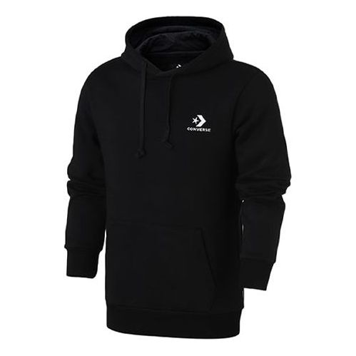 Sweatshirt Converse Star Chevron Hoodie Sort | 10008814-A01