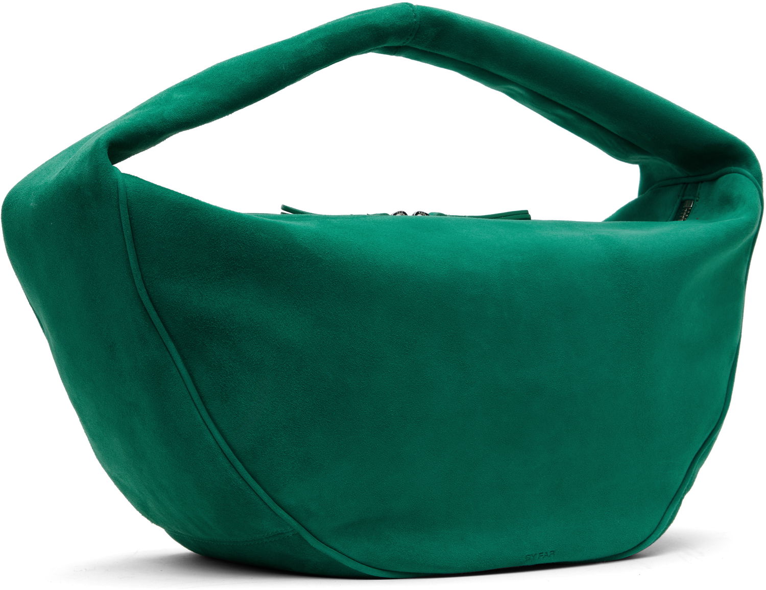Skuldertaske BY FAR BY FAR Maxi Cush Suede Shoulder Bag Grøn | MWBSB022KL007GR047PL, 1