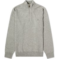 Sweater Polo by Ralph Lauren Lambswool Half Zip Crewneck Grå | 710876756009, 1