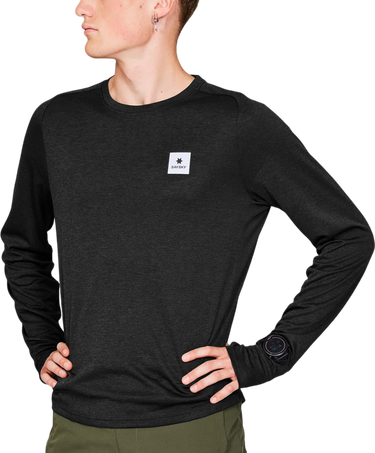 T-shirt Saysky Saysky Flow Long Sleeve T-Shirt Sort | mmrls60c9001, 0