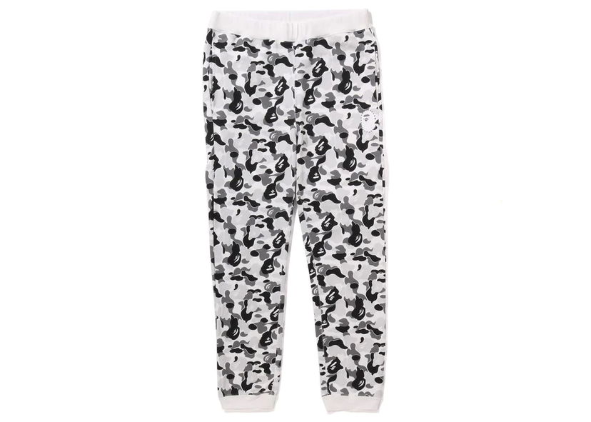 Joggingbukser BAPE BAPE ABC Camo Crystal Stone Sweat Pants Gray Hvid | 1J80-152-020