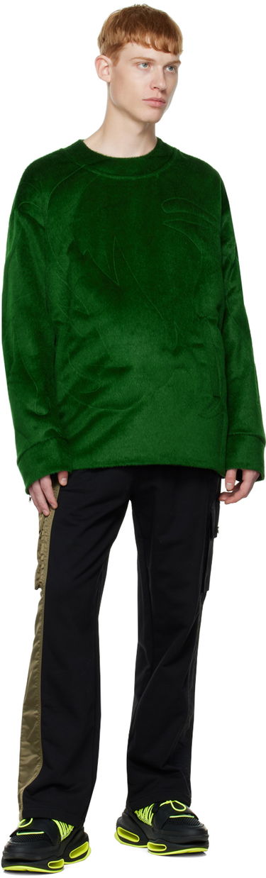 Sweater Feng Chen Wang Feng Chen Wang Paneled Sweatshirt Grøn | FUF14SS01, 3