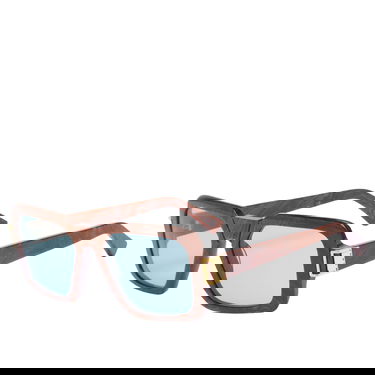 Solbriller RETROSUPERFUTURE Retrosuperfuture x Marni Zamalek Radica Square Frame Sunglasses Brun | 8059026116723, 0