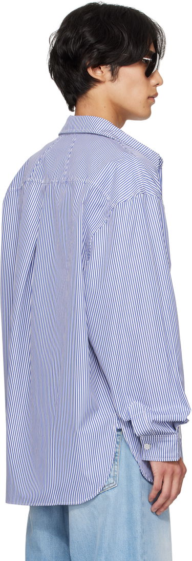 Skjorte Rhude Rhude Side Logo Long Sleeve Shirt Blå | RHPF25SR10012, 2