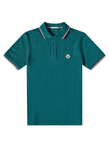 Polo skjorte Moncler Classic Logo Polo Grøn | 8A703-00-84556-875