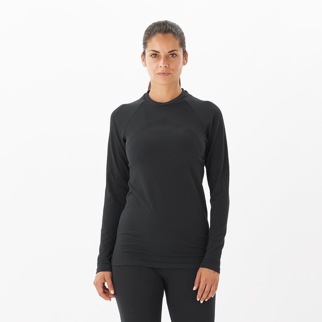 Sweater Salomon Seamless Thermal Underwear Top Sort | LC2119900, 0