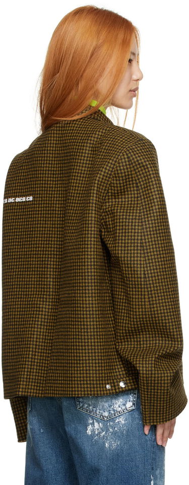Jakke VETEMENTS Wool Zip-Up Jacket Brun | VL12JA100Y, 2