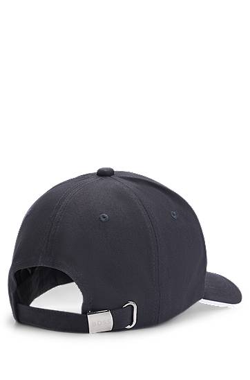 Kasket BOSS BOSS Cotton Twill Cap with Logo Mørkeblå | 50519219, 1