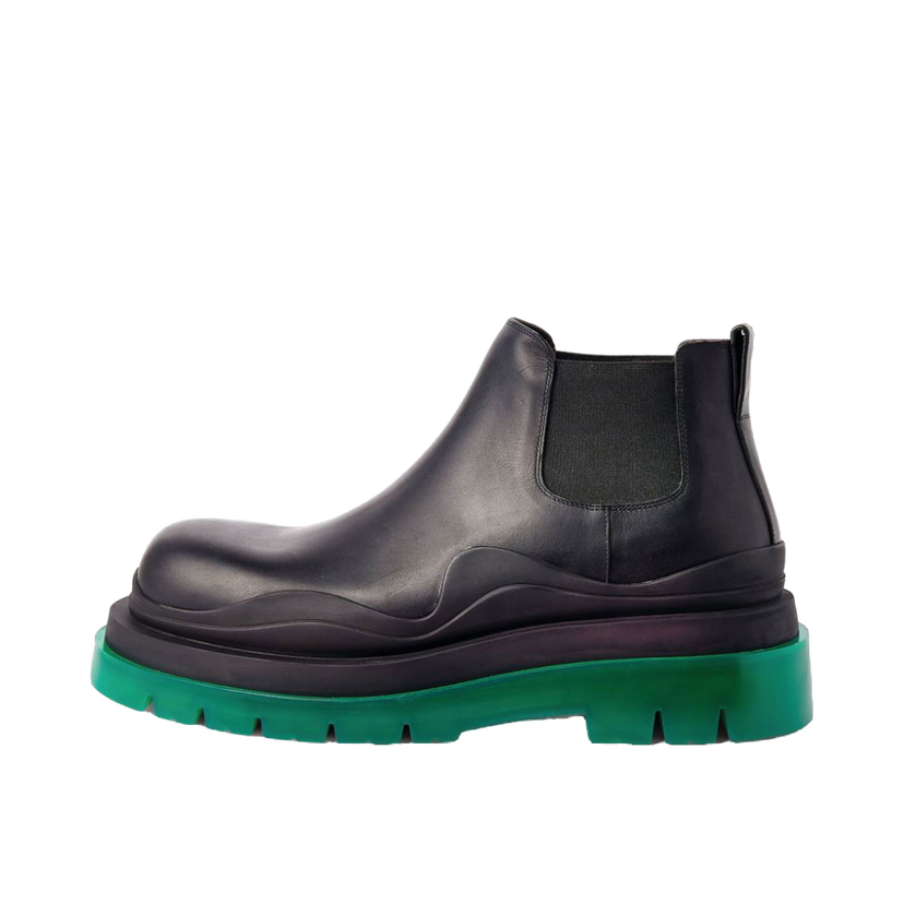 Sneakers og sko Bottega Veneta Leather Ankle Chelsea Boots With Chunky Sole Sort | 630281VBS501025