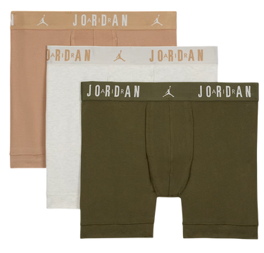 Boksere Jordan Jordan Flight Cotton Core 3-Pack Boxer Shorts Grøn | jm0622-e6f, 3