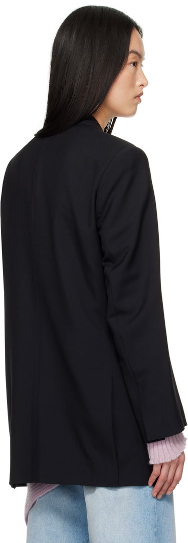 Jakke Dries Van Noten Dries Van Noten Wool & Mohair Blazer Sort | 251-010402-1381, 2