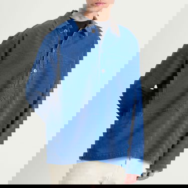 Skjorte JW Anderson JW Anderson Patch Pocket Rugby Shirt, Size Small Blå | DS0014-PG1835-727, 2