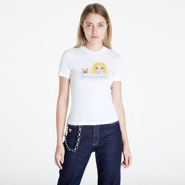 T-shirt Chiara Ferragni Mascotte & Matilda T-Shirt Hvid | 73CBHT20CJT04003, 0