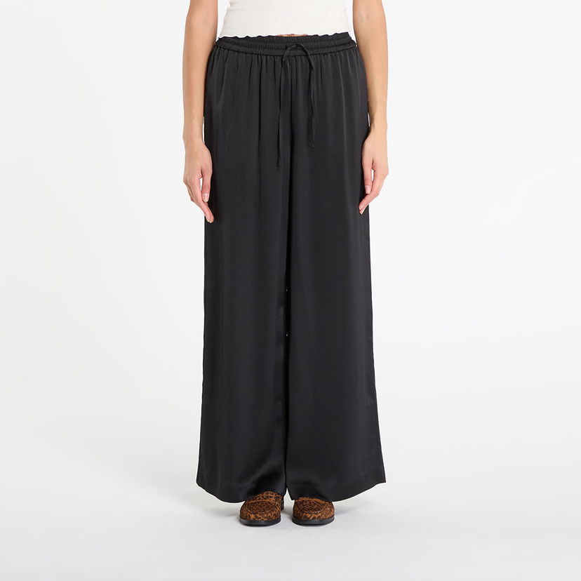 Bukser Samsoe Samsoe Sahelena Wide-Leg Drawstring Trousers Sort | F24300151_CLR000021