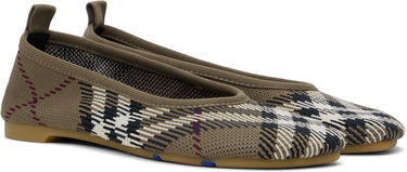 Kjole Burberry Burberry Check Ballerina Flats Brun | 8101054, 3