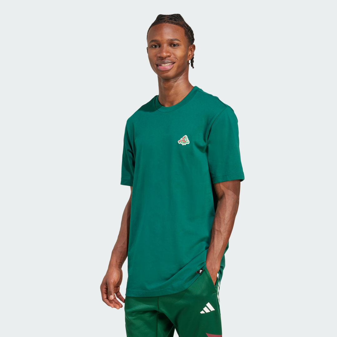 T-shirt adidas Performance Mini Pizza Graphic Tee Grøn | JM6482, 0
