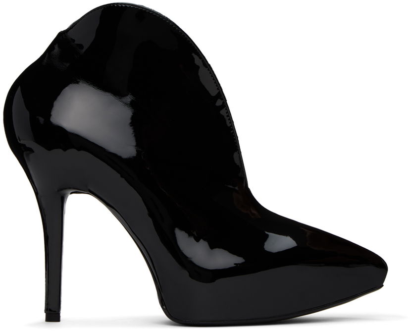 Skopleje Alaïa ALAÏA Slick Ankle Boots Sort | AA3E060TK024