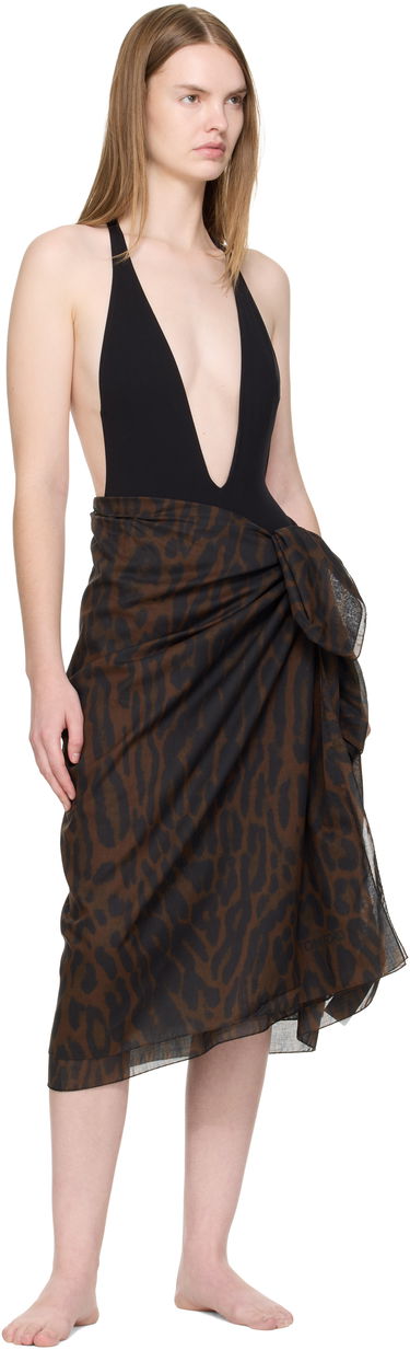 Badetøj Tom Ford Tom Ford Pareo Wrap Cover-Up Skirt Brun | PAR001-FAP244, 3