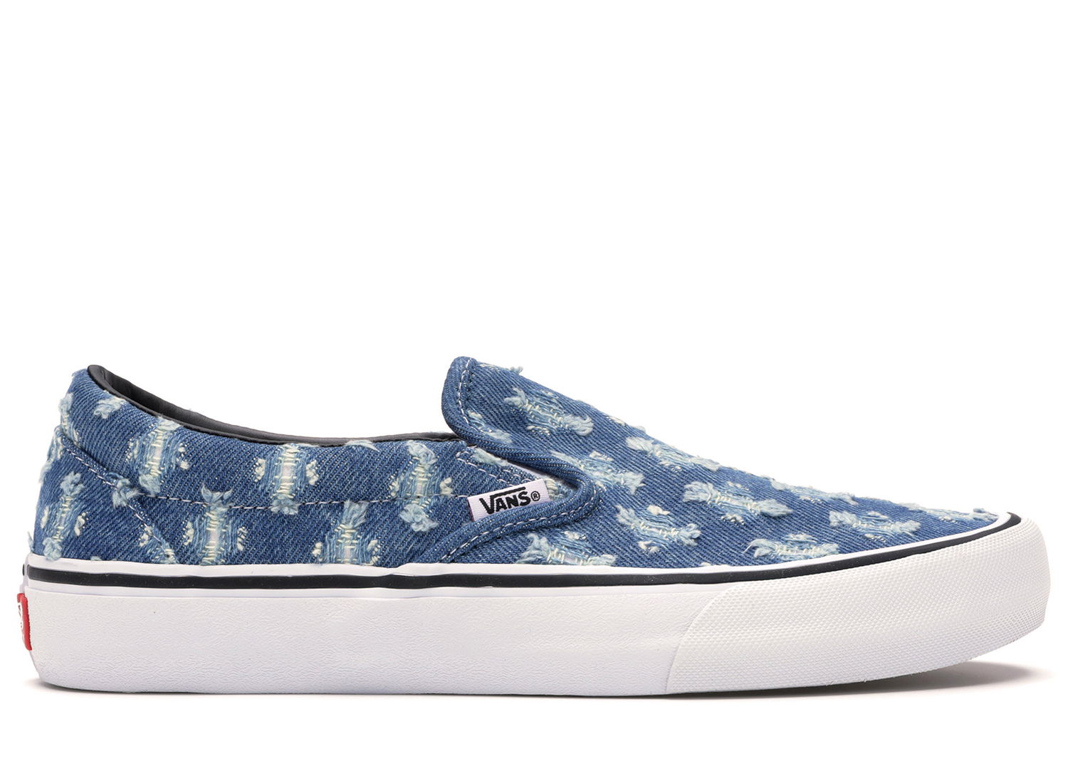 Sneakers og sko Vans Slip-On Supreme Hole Punch Denim Blue Blå | VN0A38DD2DD, 0