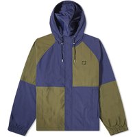 Vindjakke MAISON KITSUNÉ Tonal Fox Head Patch Colour-Block Windbreaker Grøn | LM02211WQ4019-M150, 1