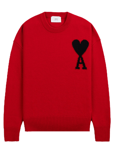 Sweater AMI ADC Crewneck Rød | UKS002 018 605