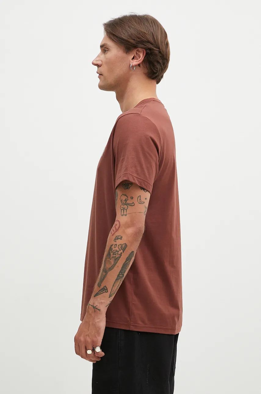 T-shirt Fred Perry Crew Neck T-Shirt With Print Brun | M1600.W52, 1