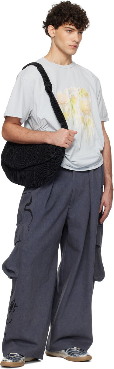 Skuldertaske Collina Strada Collina Strada Pleated Caterpillar Messenger Bag Sort | XX9023, 3