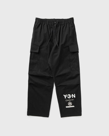 Cargo bukser Y-3 Y-3-N Yohji Yamamoto NEIGHBORHOOD Relaxed Fit Drawstring Multi-Pocket Cargo Pants Sort | JW7003, 2