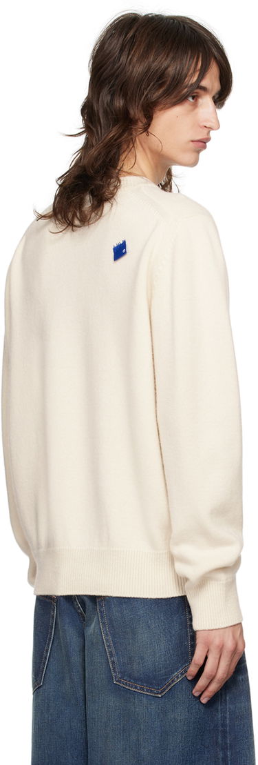 Sweater ADER ERROR Knit Sweater with Logo Patch Hvid | BMSGFYKT0101OT, 2