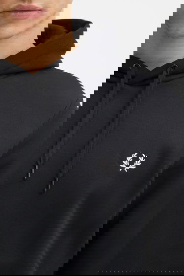 Sweatshirt Fred Perry Smooth Hooded Sweatshirt Sort | M1371, 3