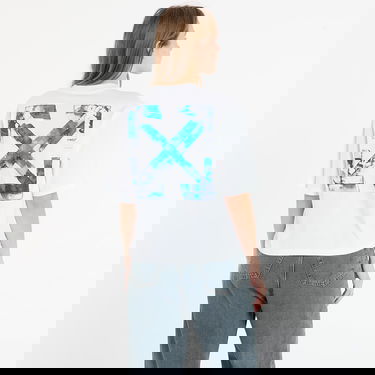 T-shirt Off-White Off-White Cloudy Arrow Boxy T-Shirt Hvid | OWAA124F25JER0040147, 2